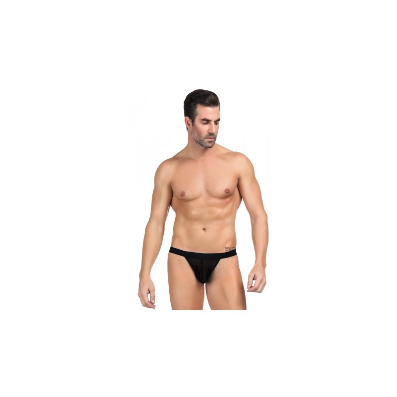 String homme noir résille
