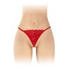 String avec perles Venusina - rouge