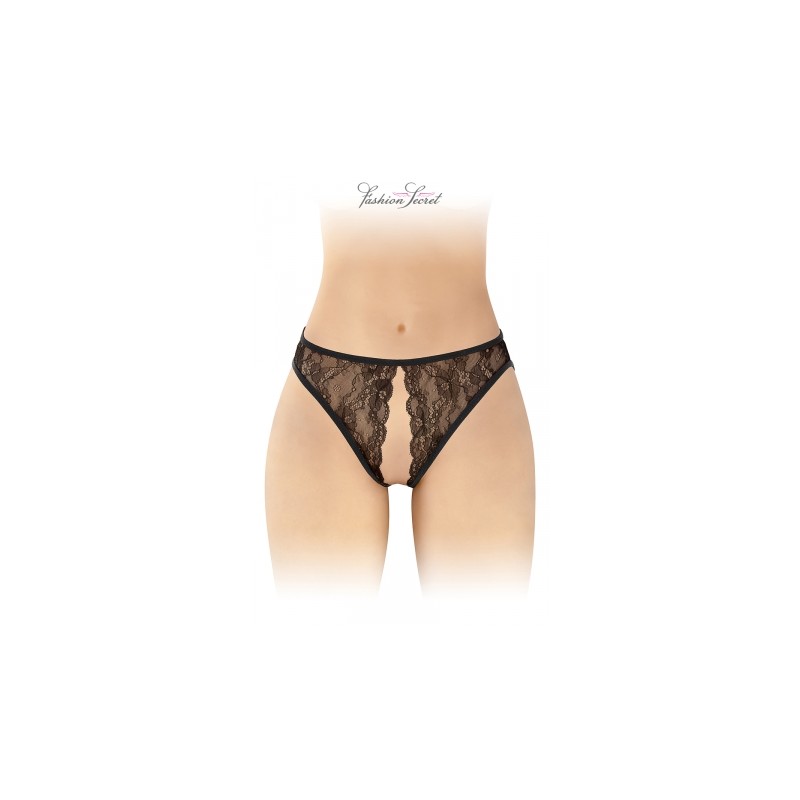 String noir ouvert Victoria - Fashion Secret