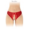 Culotte rouge ouverte Ambre - Fashion Secret
