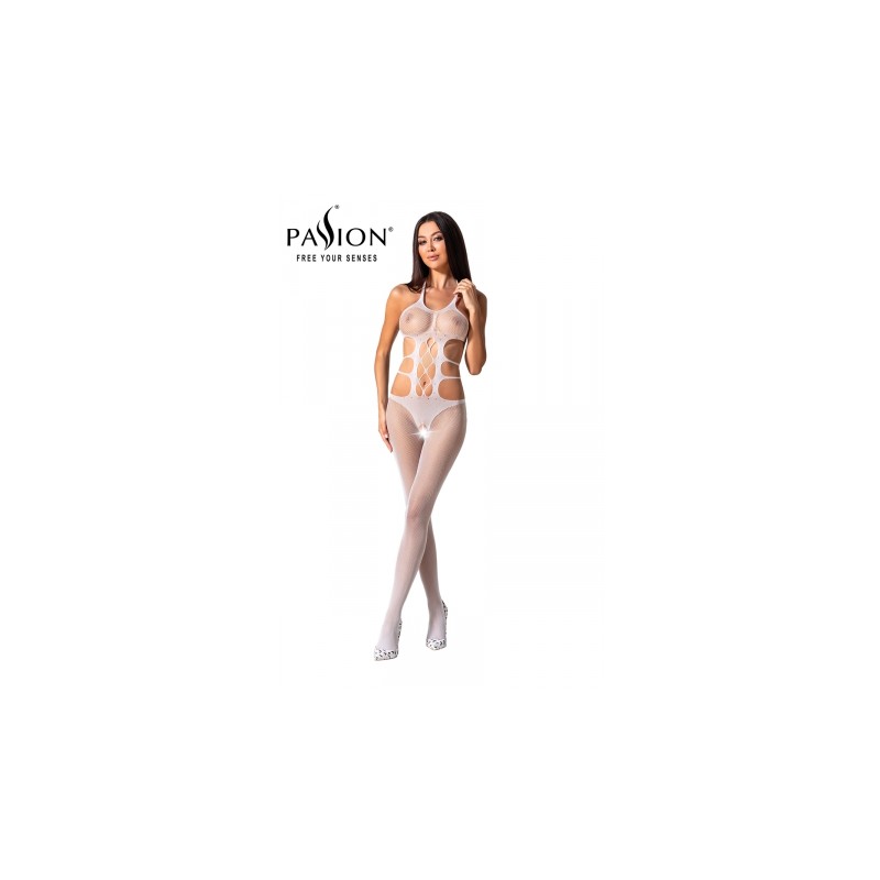 Combinaison résille BS084 - Blanc