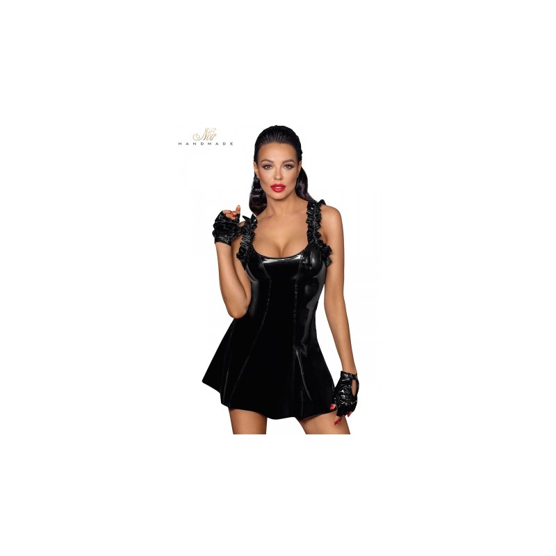 Robe courte ballerine en vinyle F248
