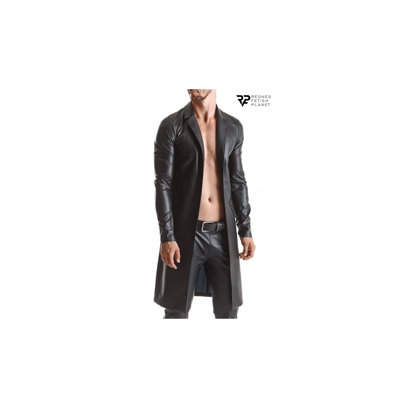 Manteau long wetlook Sergio - Regnes