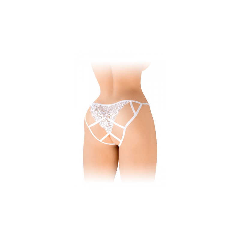 Culotte ouverte Zoé blanche - Fashion Secret