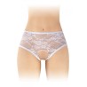 Culotte ouverte blanche Amanda - Fashion Secret