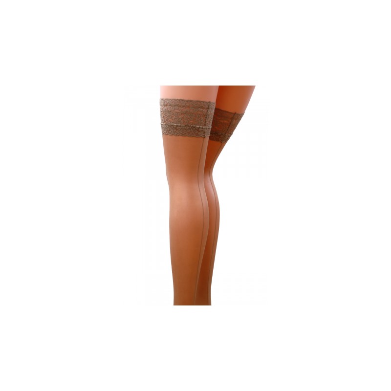 Bas couture ST022 beige 17 deniers - Passion