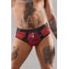 Shorty à zip en tulle zébré - Regnes