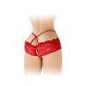 Culotte ouverte rouge Celia - Fashion Secret