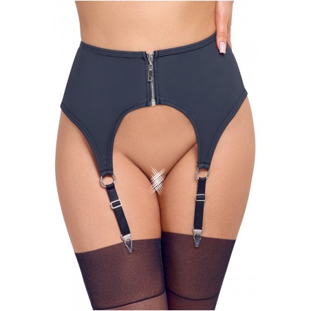 Porte-jarretelles noir mat - Cottelli LINGERIE
