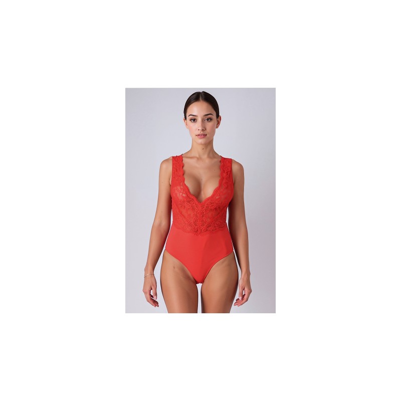 Body rouge Evalie - Passion