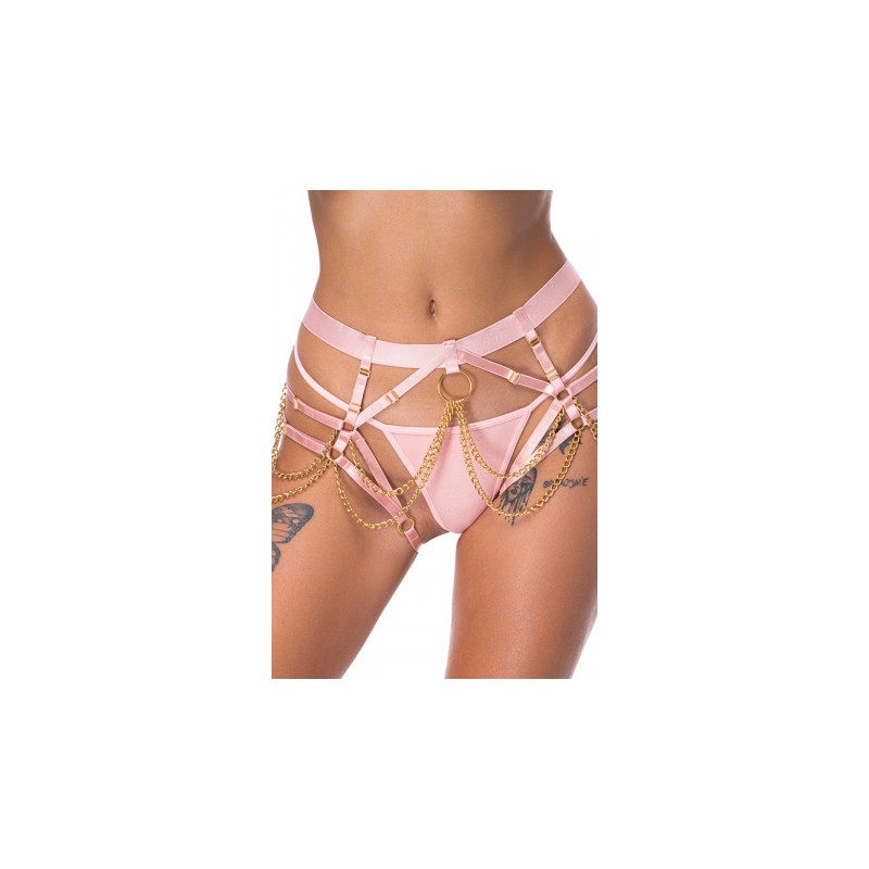 String harnais rose - Bad Kitty