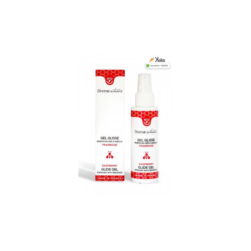 Lubrifiant Bio Framboise 100ml - Divinextases