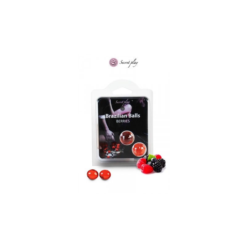 2 Brazilian Balls - baies rouges