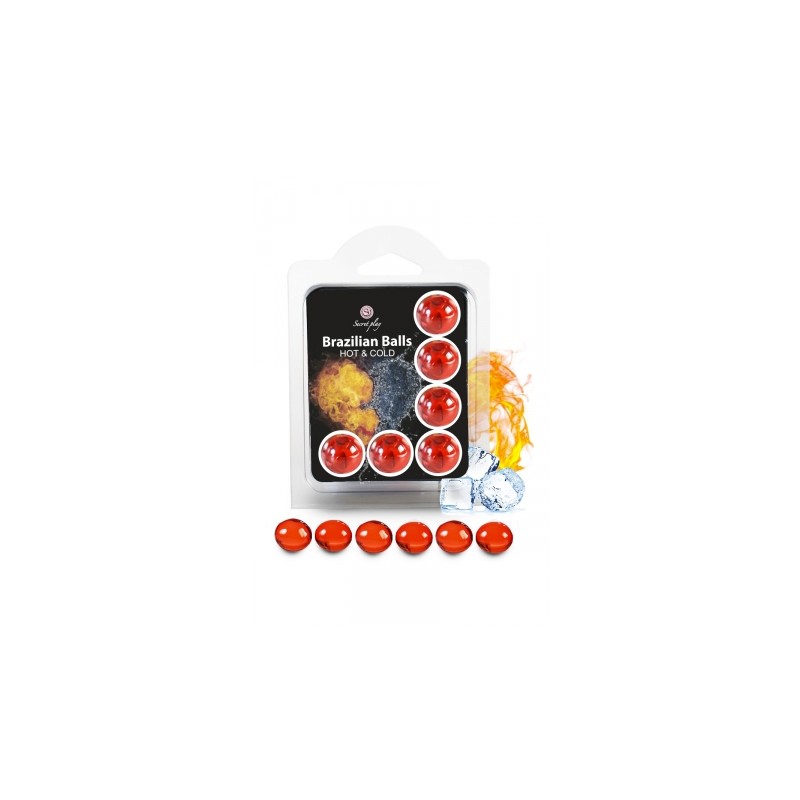 6 Brazillian balls effet chaud & froid