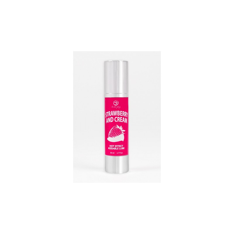 Lubrifiant chauffant goût fraise chantilly - Secret Play