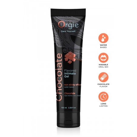 Lubrifiant eau Lube Tube chocolat 100ml