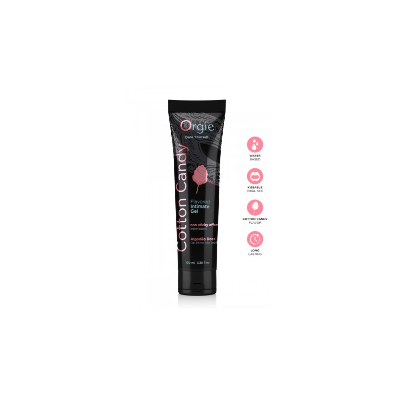 Lubrifiant eau Lube Tube Barbe à papa 100ml
