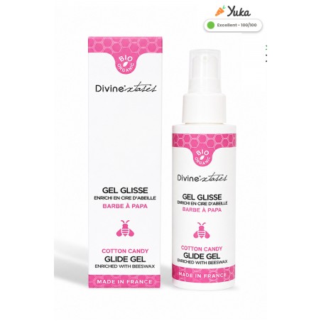Lubrifiant Bio Barbe à papa 100ml - Divinexstases