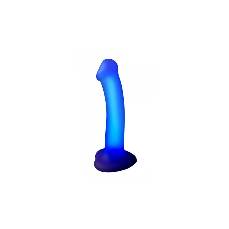 Dildo lumineux violet - Strap-On-Me