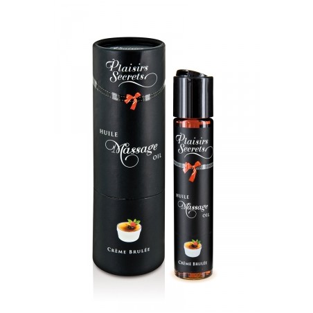 Huile de massage gourmande - Crème Brulée
