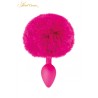 Plug queue de lapin - fuchsia