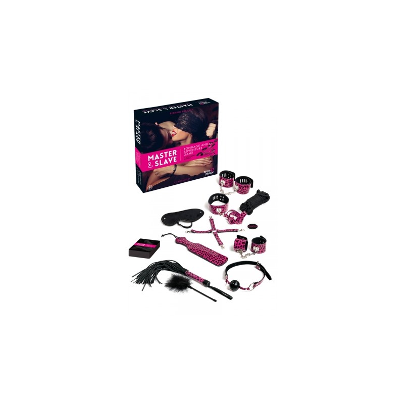 Jeu de bondage Master & Slave - rose