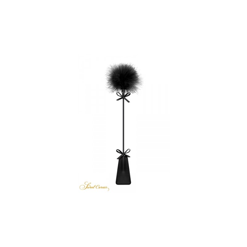 Tapette avec pompon noir - Sweet Caress