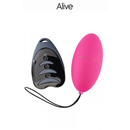 Oeuf vibrant télécommandé Magic egg 3 - rose