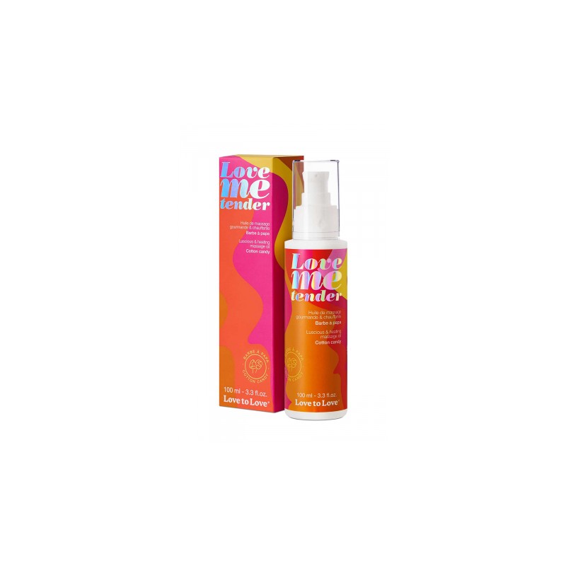 Huile de massage barbe a papa 100ml - Love to Love