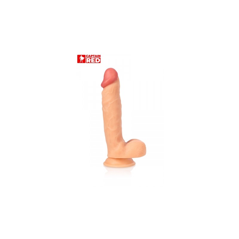 Gode réaliste The Intense 24 x 5 cm - Captain Red