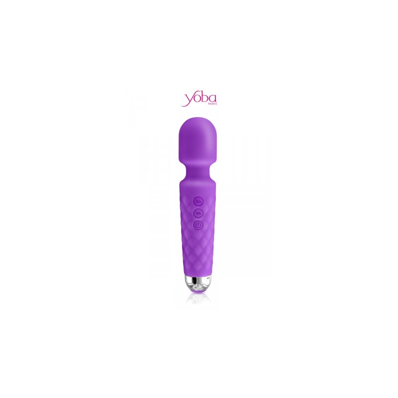 Vibro Love Wand rechargeable violet - Yoba