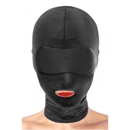 Cagoule BDSM bouche ouverte - Fetish Tentation