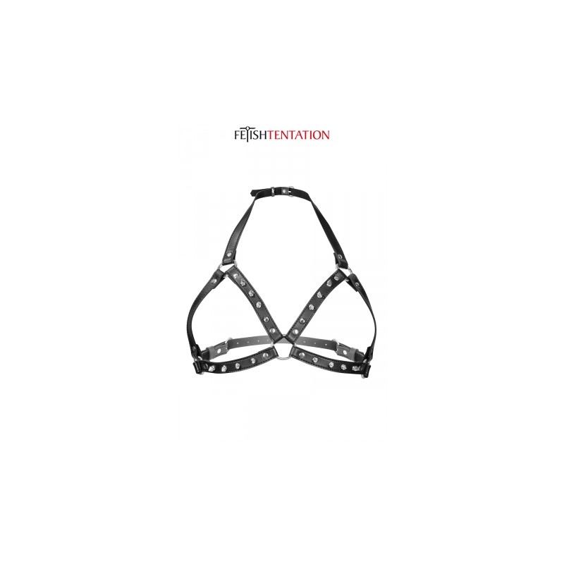 Harnais poitrine à pointes - Fetish Tentation