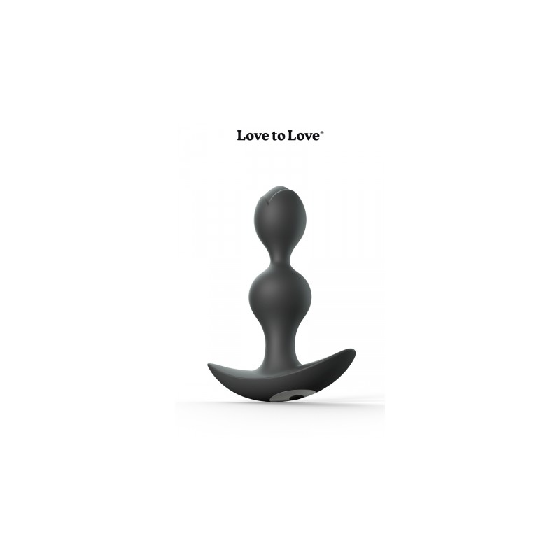 Plug anal vibrant Twinny Bud noir