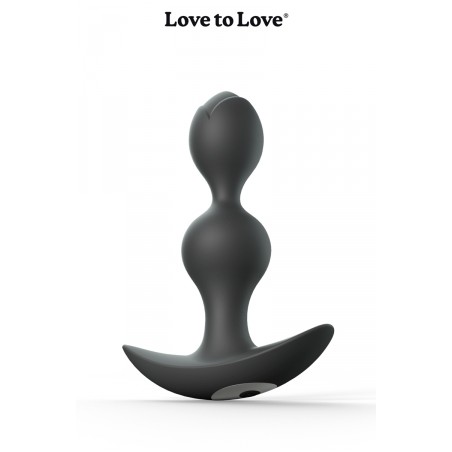 Plug anal vibrant Twinny Bud noir