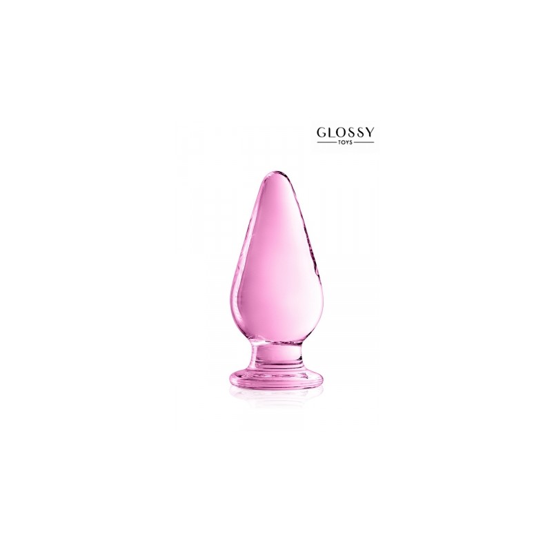 Plug anal verre Glossy Toys n° 26 Pink