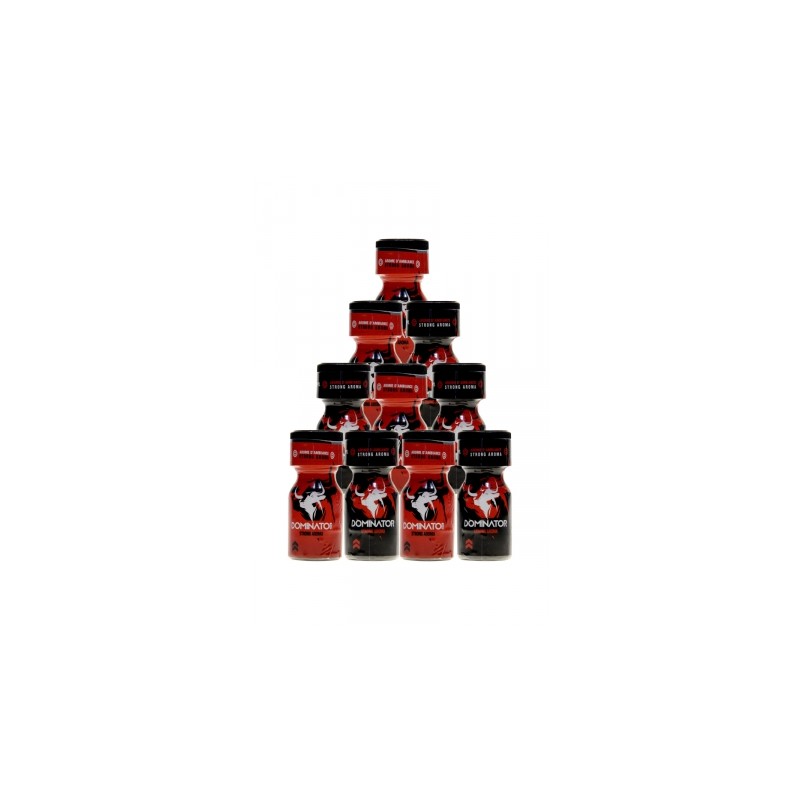 Pack 10 poppers Dominator 10ml