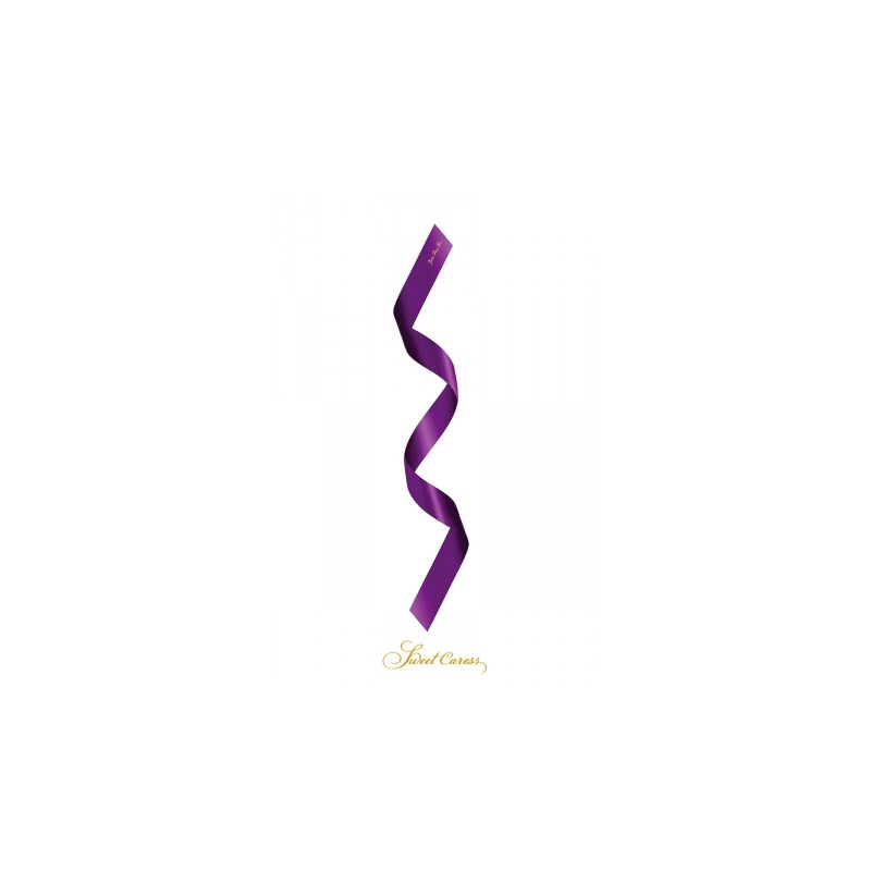 Bandeau BDSM satin pourpre - Sweet Caress