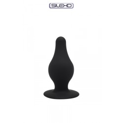 Plug anal The Original Model 2 noir 6,4 cm - SilexD