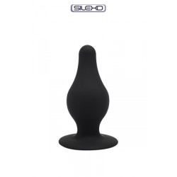 Plug anal The Original Model 2 noir 7,2 cm - SilexD