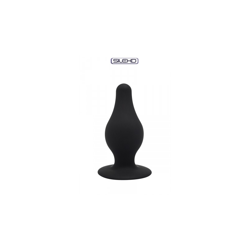 Plug anal The Original Model 2 noir 9,3 cm - SilexD