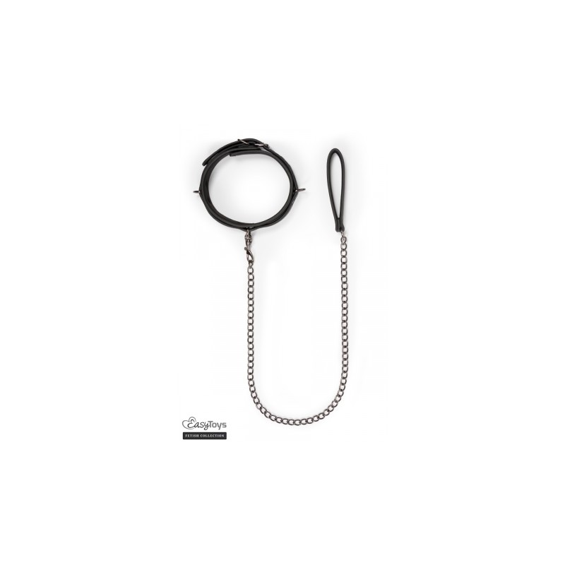Collier fétichiste et laisse - Easytoys Fetish Collection