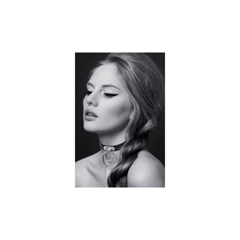 Collier Fetish avec double  anneau - Bijoux pour Toi