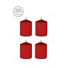 4 bougies SM rouges parfumées - Ouch!
