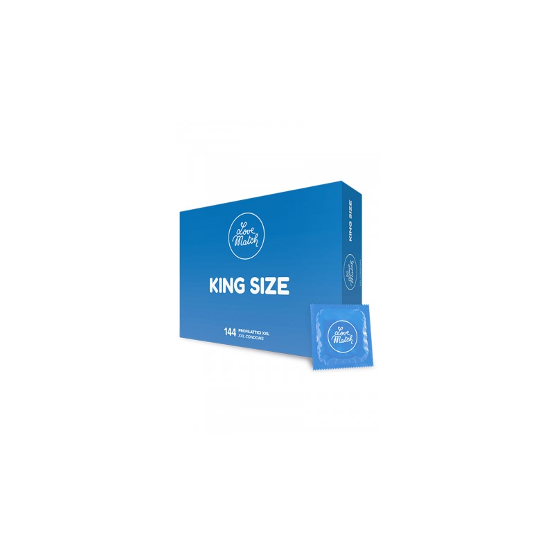 144 Préservatifs King size Love Match