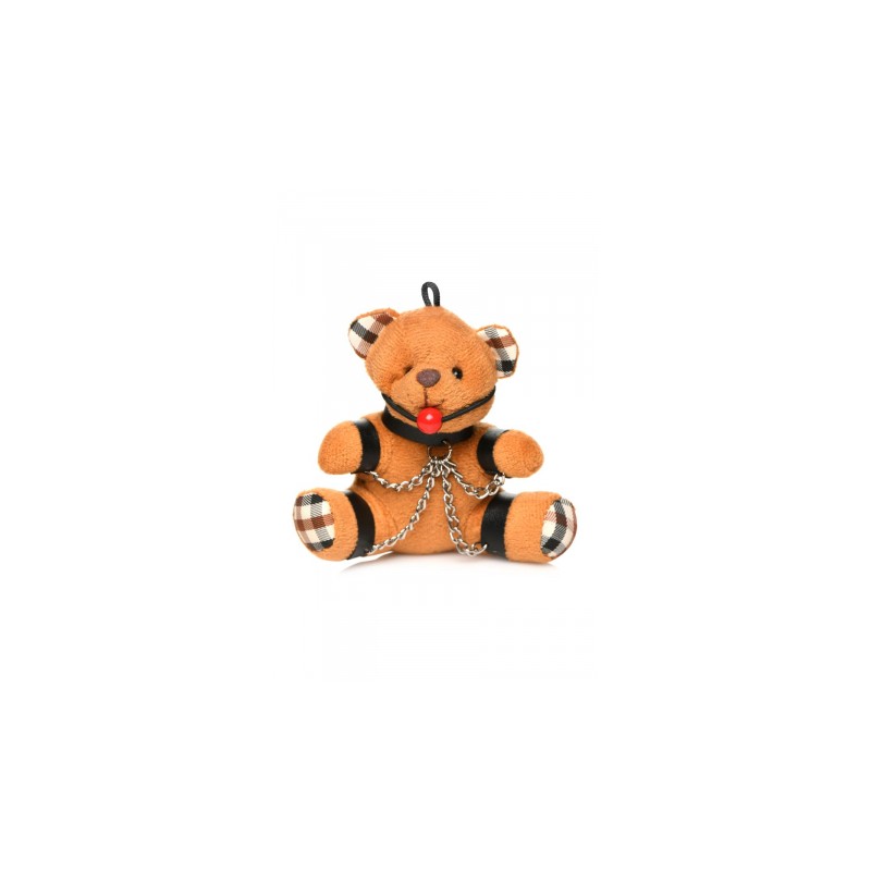 Porte-clés Teddy Bear bâillonné