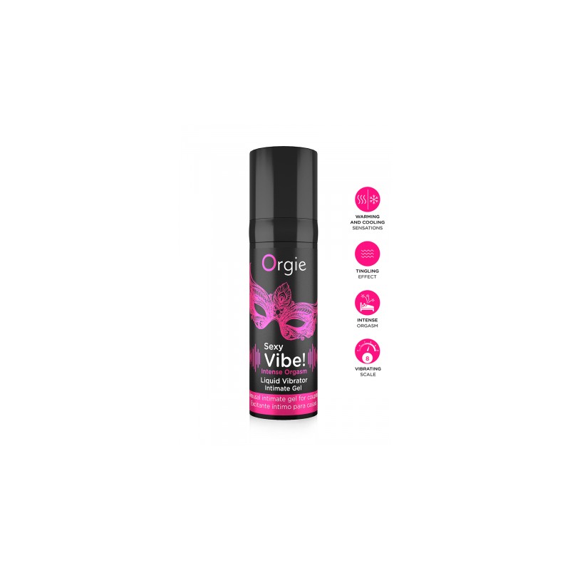Gel d'excitation Sexy Vibe Intense Orgasm Liquid Vibrator