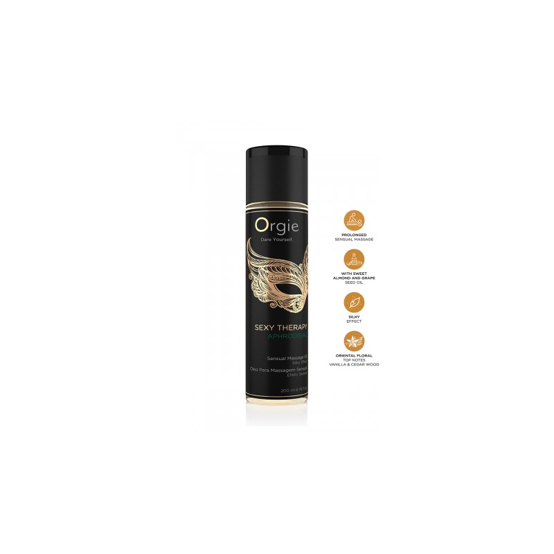 Huile De Massage Sensuelle Sexy Therapy Aphrodisiac 200ml