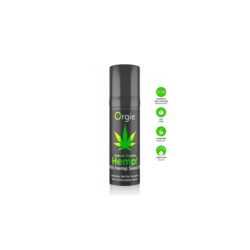 Gel intime d'excitation Hemp Intense Orgasm 15ml