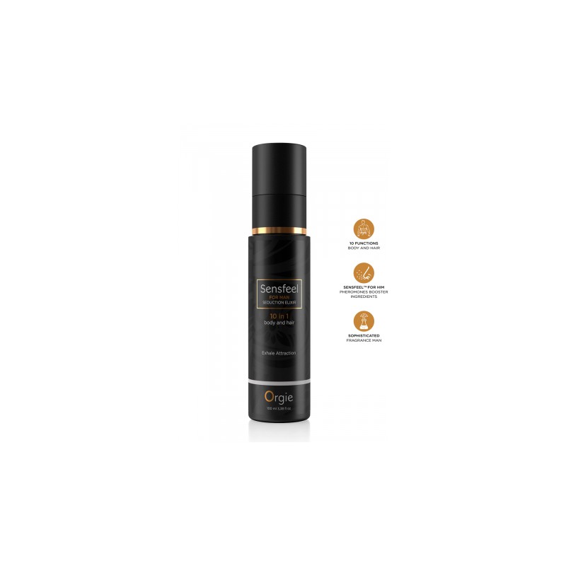Elixir de Séduction Sensfeel 10 en 1 Pour Homme